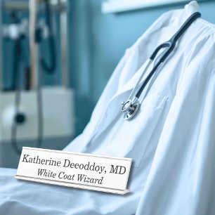 Lustiger Medizinischer Ausdruck Gesundheitswesen H Schreibtischnamensplakette