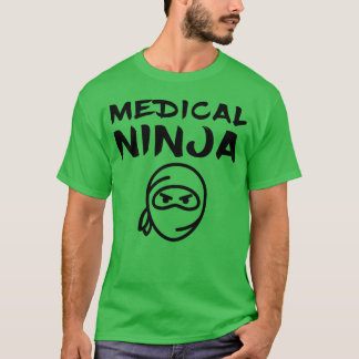 Lustiger medizinischer Ninja-Zukunftsarzt Medizin- T-Shirt