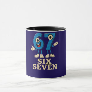 lustiger Meme 6 7 Tasse