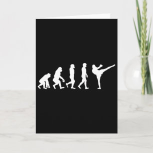 Lustiger menschlicher Affe Gorilla Evolution Karat Karte