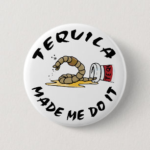 Lustiger mexikanischer Tequila Button
