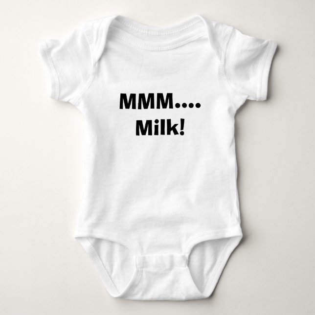 Lustiger Milch-Baby-T - Shirt (Vorderseite)