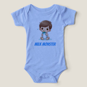 Lustiger Milchmonster-Baby-Body für Kleinkinder, s