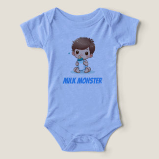 Lustiger Milchmonster-Baby-Body für Kleinkinder, s