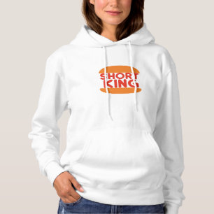 Lustiger minimaler Entwurf für den kurzen König Hoodie