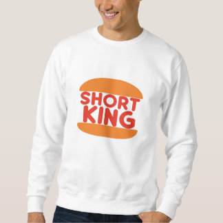 Lustiger minimaler Entwurf für den kurzen König Sweatshirt