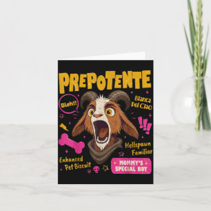 Lustiger Mongo ist entsetzte Prinzessin Katze Reit Karte