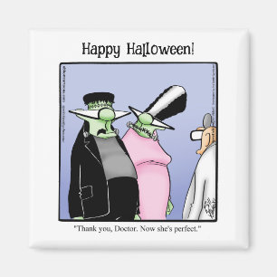 Lustiger Monster Humor Magnet