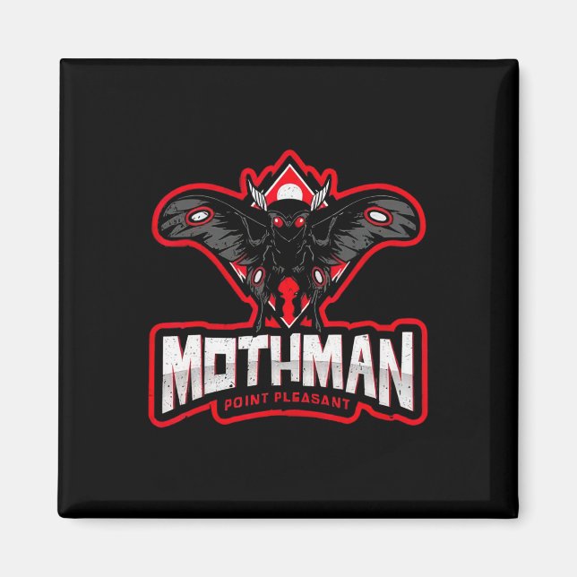 Lustiger Mothman Point Pleasant _1  Magnet (Vorne)
