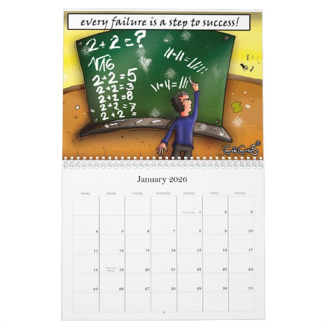 LUSTIGER MOTIVIEREND KALENDER 2012 (Jan 2026)