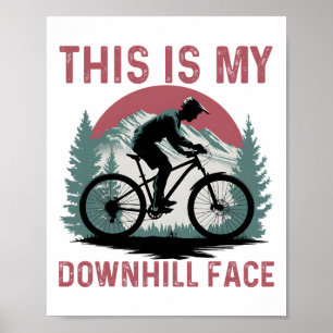 Lustiger Mountainbike Mountainbiker Fahrer Mtb Ber Poster