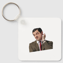 Lustiger Mr. Bean verwirrter Meme-Schlüsselanhänge Schlüsselanhänger