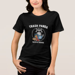 Lustiger Müllwaschbär Meister der Verkleidung Wasc Tri-Blend Shirt