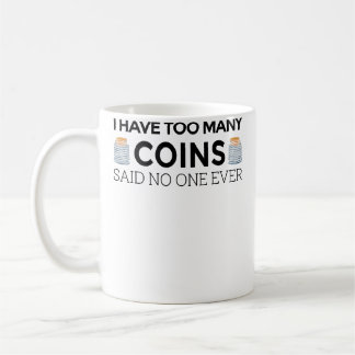 Lustiger Münzensammler für Kinder Cooler Numismati Kaffeetasse