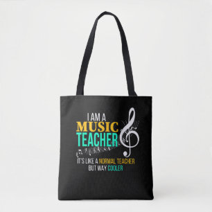 Lustiger Musiklehrer Musiklehrer Cooler Lehrer Tasche