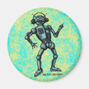 Lustiger Musikroboter-Magnetentwurf Magnet