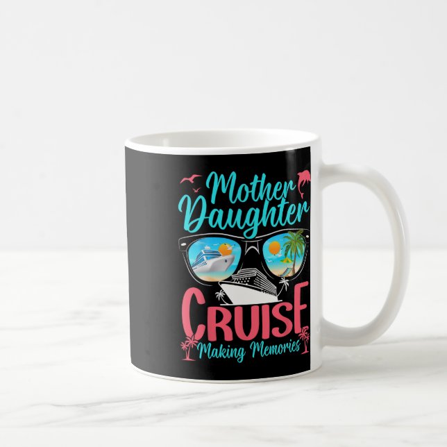 Lustiger Mutter-Tochter-Urlaub-Kreuzfahrt Mutter-T Kaffeetasse (Rechts)