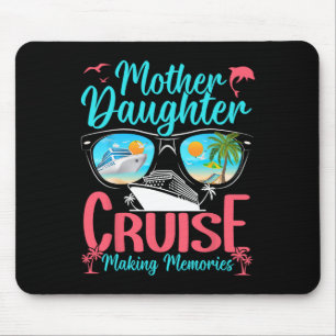 Lustiger Mutter-Tochter-Urlaub-Kreuzfahrt Mutter-T Mousepad