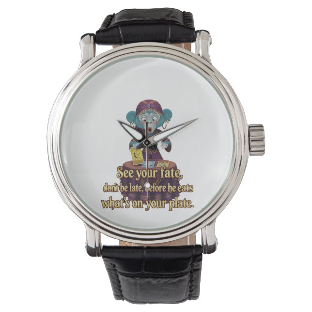 Lustiger Mystischer Affe Armbanduhr (Vorderseite)