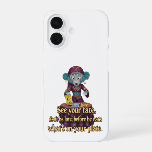 Lustiger Mystischer Affe iPhone 16 Hülle (Rückseite)