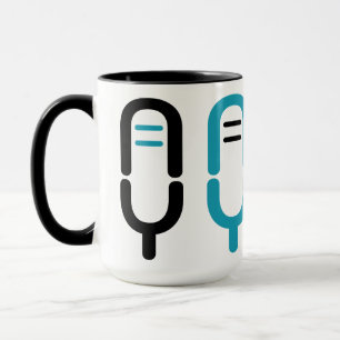 Lustiger N Farbsy Mikrofon-Logo-Wrap-Kaffeebecher Tasse