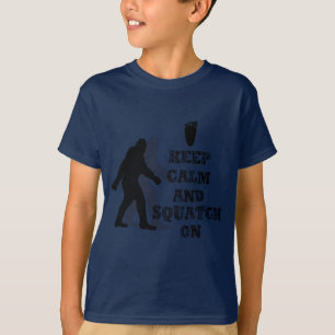 lustiger Nerdgeek, großer Fußsasquatsch T-Shirt