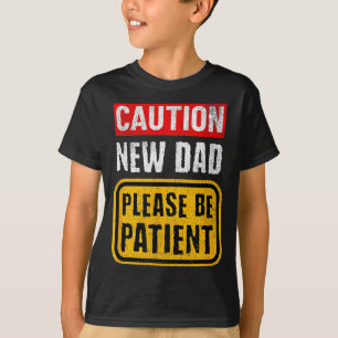 Lustiger Neuer Vater Neuer Papa Erstes Baby T-Shirt