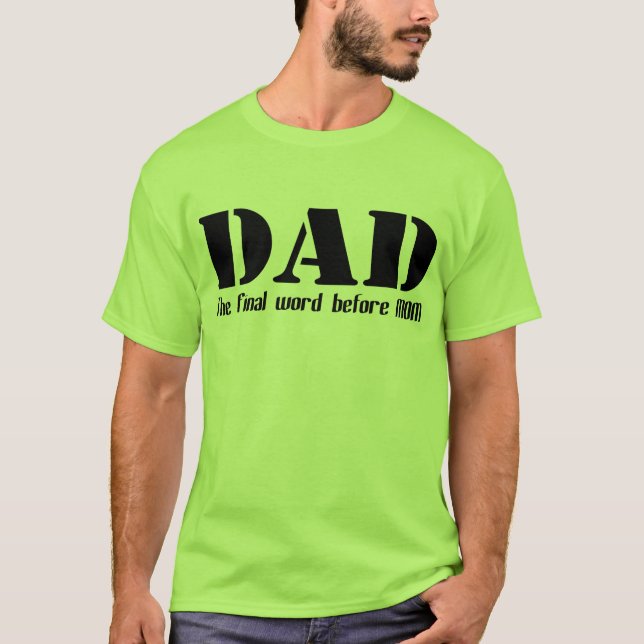 Lustiger neuer Vater-T - Shirt (Vorderseite)