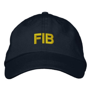 Lustiger Neuheit Frauen Männer Mode FIB Bestickte Baseballkappe