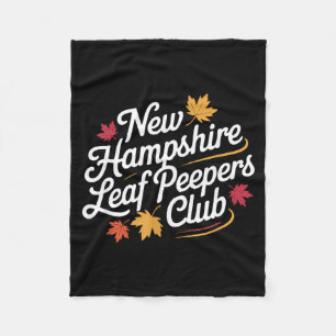 Lustiger New Hampshire Leaf Er's Club Herbst Herbs Fleecedecke