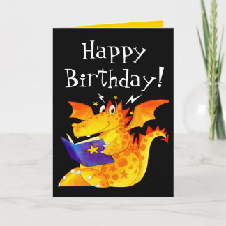 Lustiger niedlicher das Baby-Drache-alles Gute zum Karte