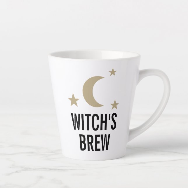Lustiger niedlicher Mond und Sterne des Brew der Milchtasse (Rechts)