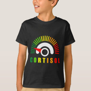 Lustiger niedriger Cortisolspiegel Meme Nebenniere T-Shirt