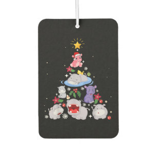 Lustiger Nilpferd-Christbaum Xmas-Hippopotamus Autolufterfrischer