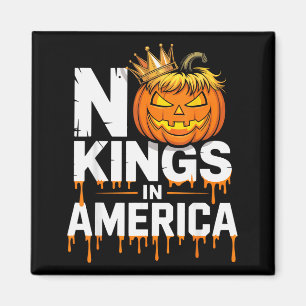 Lustiger No Kings Halloween 2025 abgenutzte USA-Fl Magnet