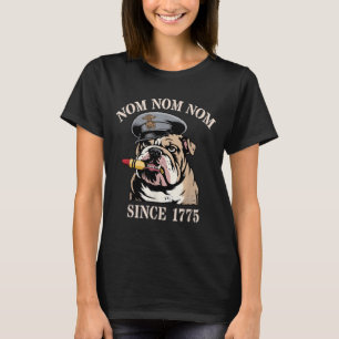 Lustiger Nom Ich Esse Buntstifte Seit 1775 Veteran T-Shirt