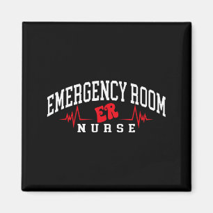 Lustiger Notfallstation Notaufnahme Krankenschwest Magnet