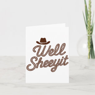 Lustiger Nun, Sheeyit Cowboyhut Südliches Land Zit Karte