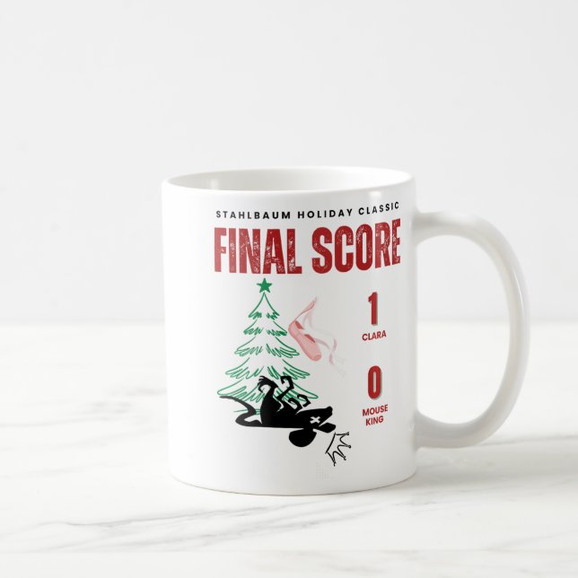 Lustiger Nussknacker Endstand Clara 1 Mäusekönig 0 Kaffeetasse (Rechts)