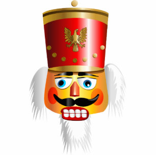 Lustiger Nussknacker Fotoskulptur Ornament