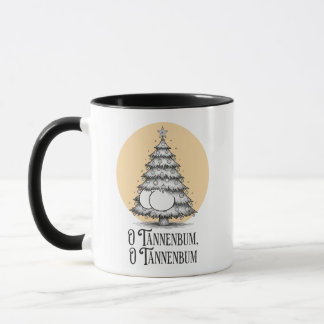 Lustiger O Tannenbaum Weihnachtswitz Becher Tasse