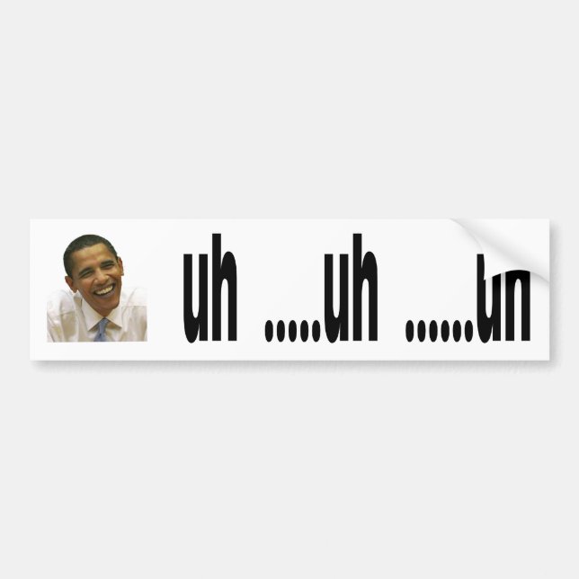 Lustiger Obama-Autoaufkleber Autoaufkleber (Vorne)