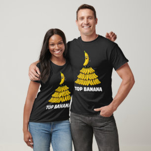 Lustiger oberster Banana auf Bündeln von Bananen T-Shirt
