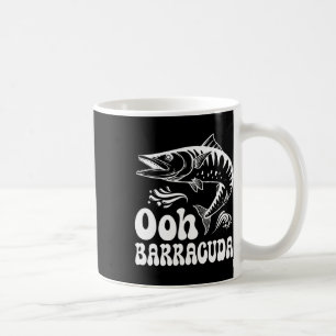 Lustiger Ohh-Barrakuda-Angler für Rockmusikliebhab Kaffeetasse