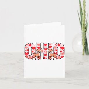 Lustiger Ohio-Hirsch Mittelwestliche Party O-h-i-o Karte