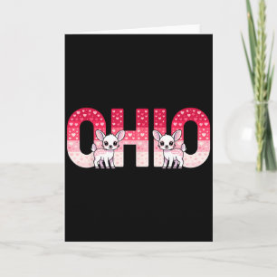 Lustiger Ohio-Hirsch Mittlerer Westen Party O-h-i- Karte
