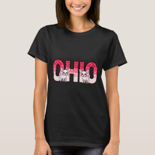 Lustiger Ohio-Hirsch Mittlerer Westen Party O-h-i- T-Shirt