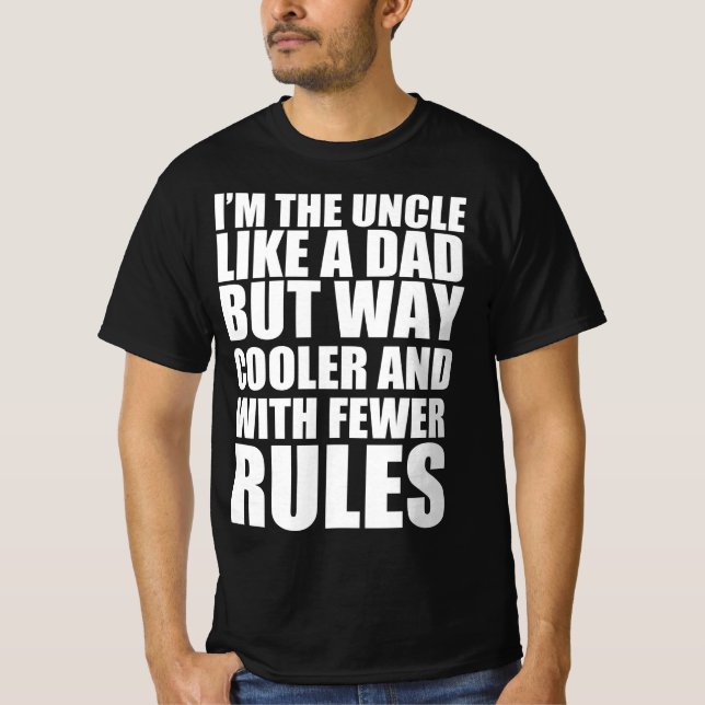 Lustiger Onkel-Zitat  T-Shirt (Vorderseite)