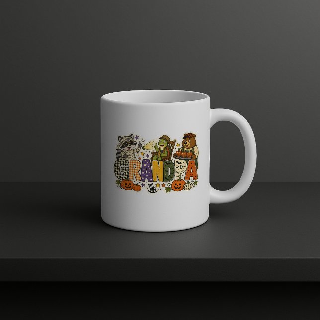Lustiger Opa-Buchstabenblock  Kaffeetasse (Von Creator hochgeladen)