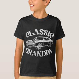 Lustiger Opa Klick Auto Grafik Familie Opa Vater T-Shirt